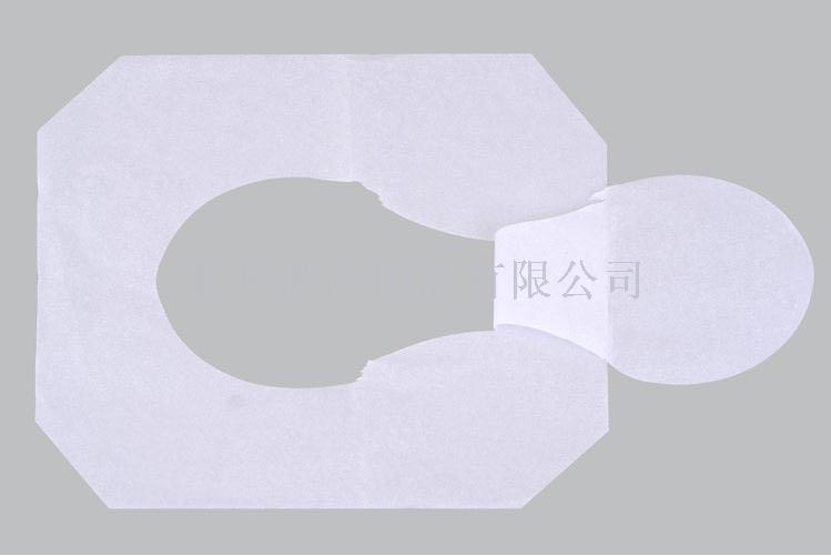 Disposable disposable toilet seat cushion for travel on business trip.