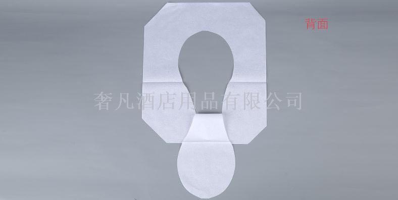Disposable disposable toilet seat cushion for travel on business trip.