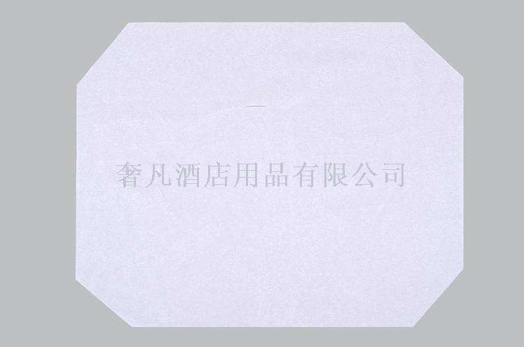 Disposable disposable toilet seat cushion for travel on business trip.