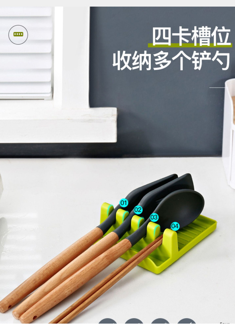 Creative Spatula Shelf Supports Household Soup Spoon Mat Chopsticks Pot Lid Storage Kitchen Shelf Countertop Shelf Creative Spatula Shelf Supports Household Soup Spoon Mat Chopsticks Pot Lid Storage Kitchen Shelf Countertop Shelf