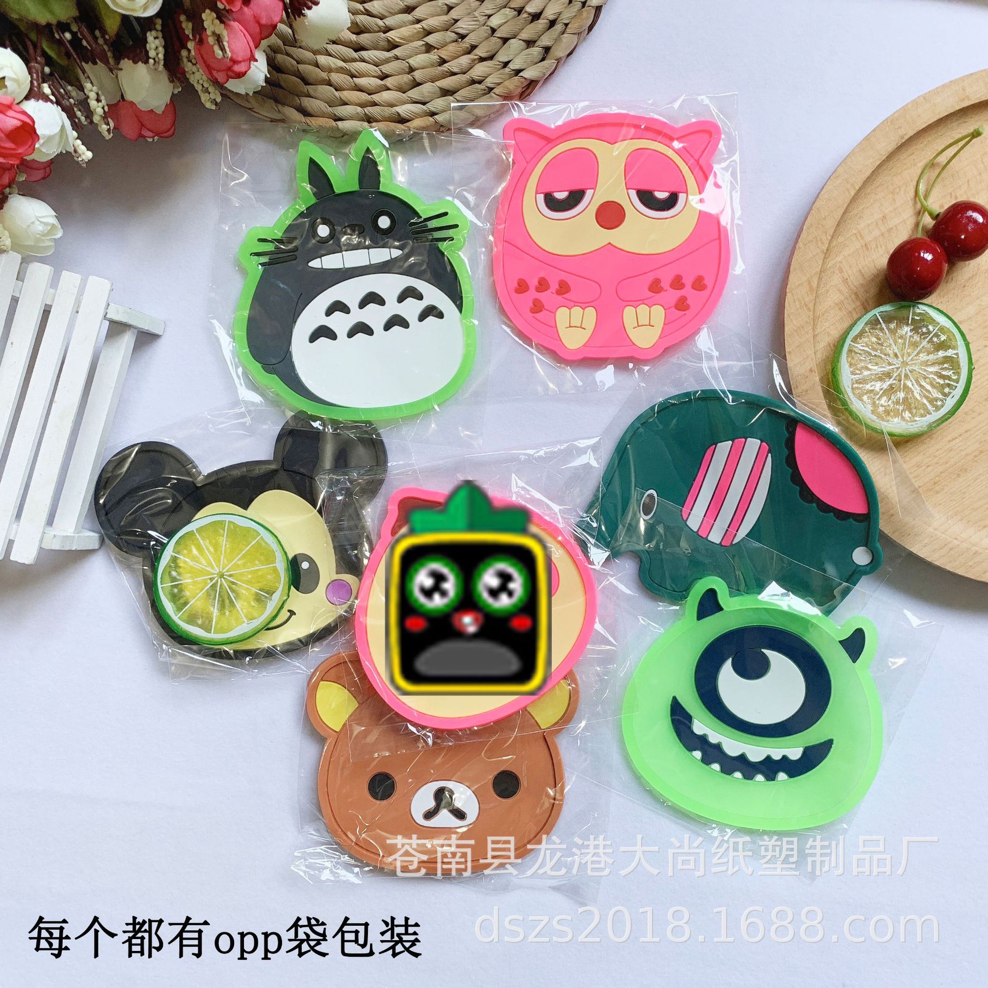 Creative Cute Cartoon Animal Silicone Cup Mat Heat Insulation Pad Thickened Soft Plastic Bowl Mat Placemat Cup Teacup Mat Creative Cute Cartoon Animal Silicone Cup Mat Heat Insulation Pad Thickened Soft Plastic Bowl Mat Placemat Cup Teacup Mat