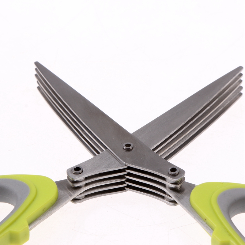 Green Onion Cutting kitchen Creative Scissors Confidential Manual Shredder Baby Shredder Food Scissors Rust