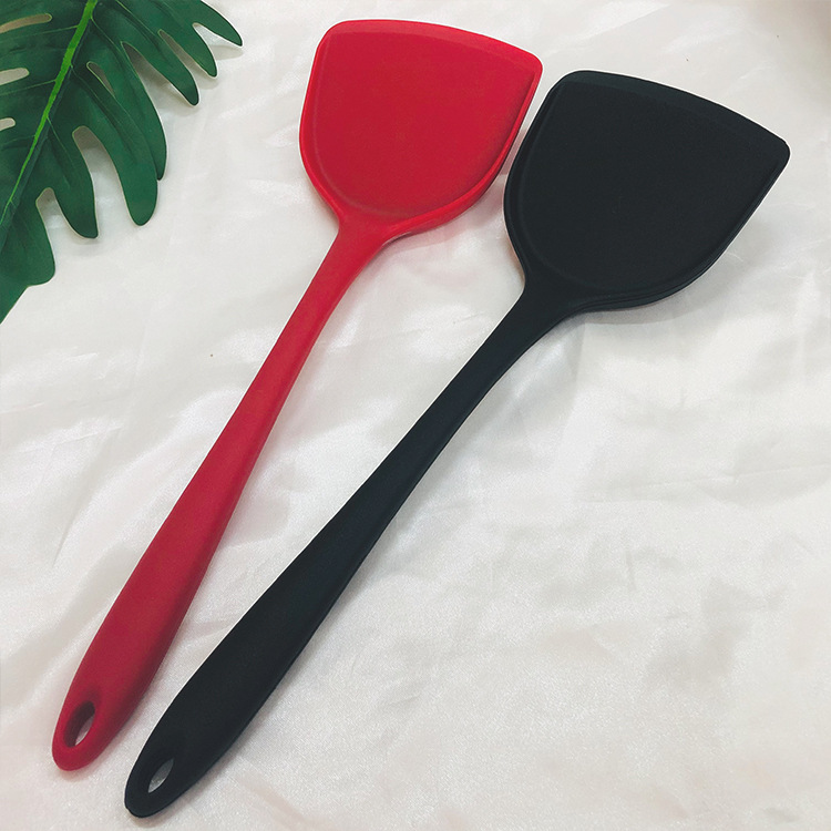 Silicone kitchenware set with cooking spoon spatula non-stick pan set kitchen utensils stir-fry spatula