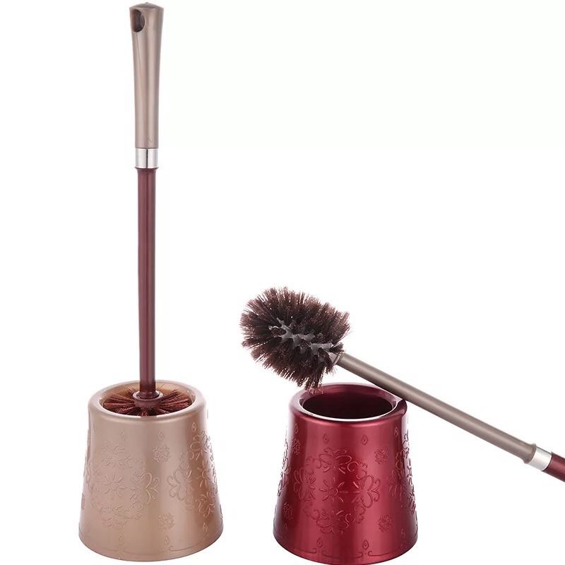 Supply long handle plastic toilet brush delicate generous circular toilet brush base bathroom series toilet brush cover Supply long handle plastic toilet brush delicate generous circular toilet brush base bathroom series toilet brush cover