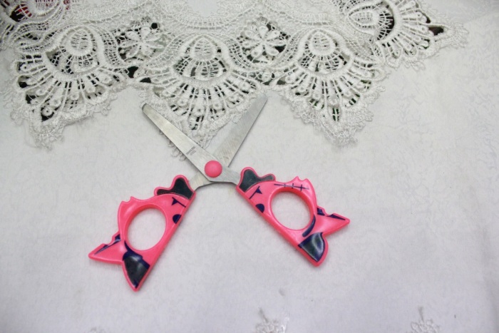 KAIBO 0053 stainless steel scissors scissors grey wolf cartoon students display box