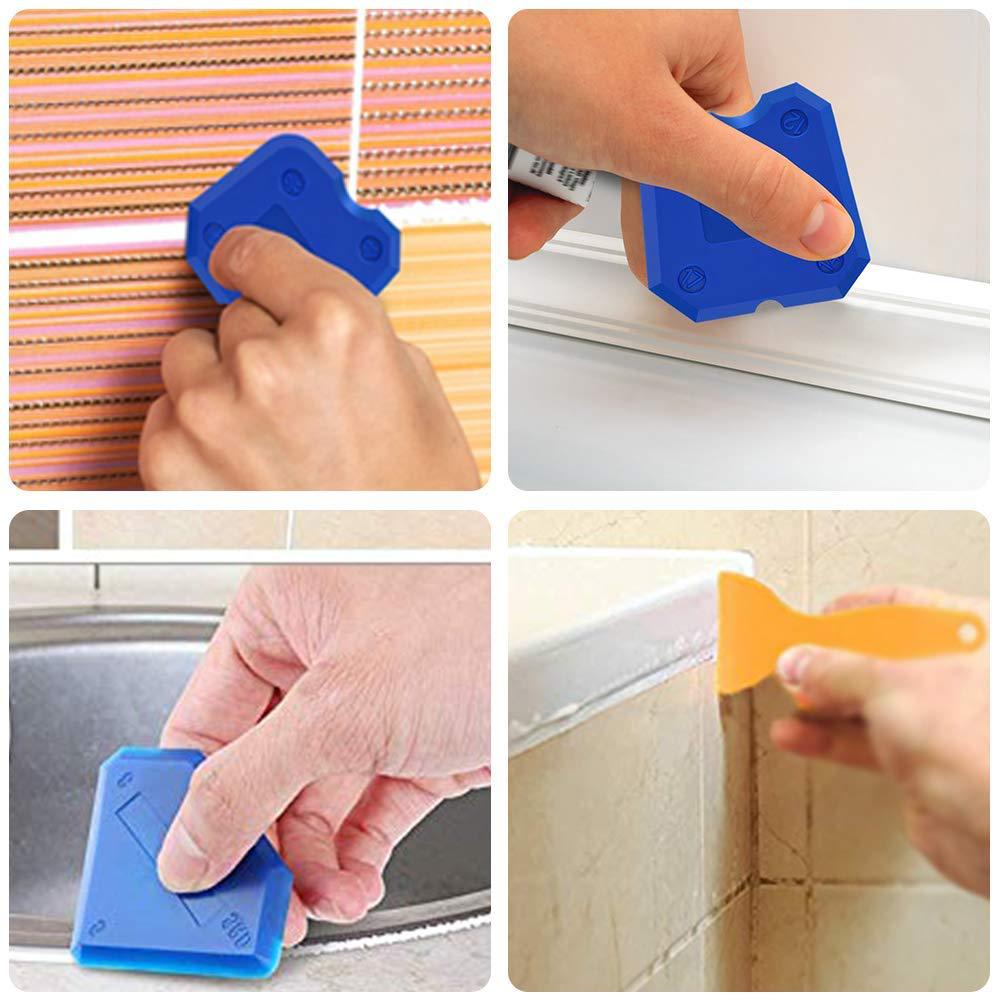 Cross-Border 13-Piece Plastic Scraper Set Shovel Glue Seam Scraper Set Sealant Spatula