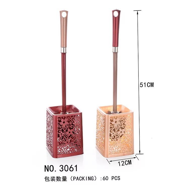 High-grade plastic toilet brush with hollow base toilet brush toilet brush toilet cleaning brush set High-grade plastic toilet brush with hollow base toilet brush toilet brush toilet cleaning brush set