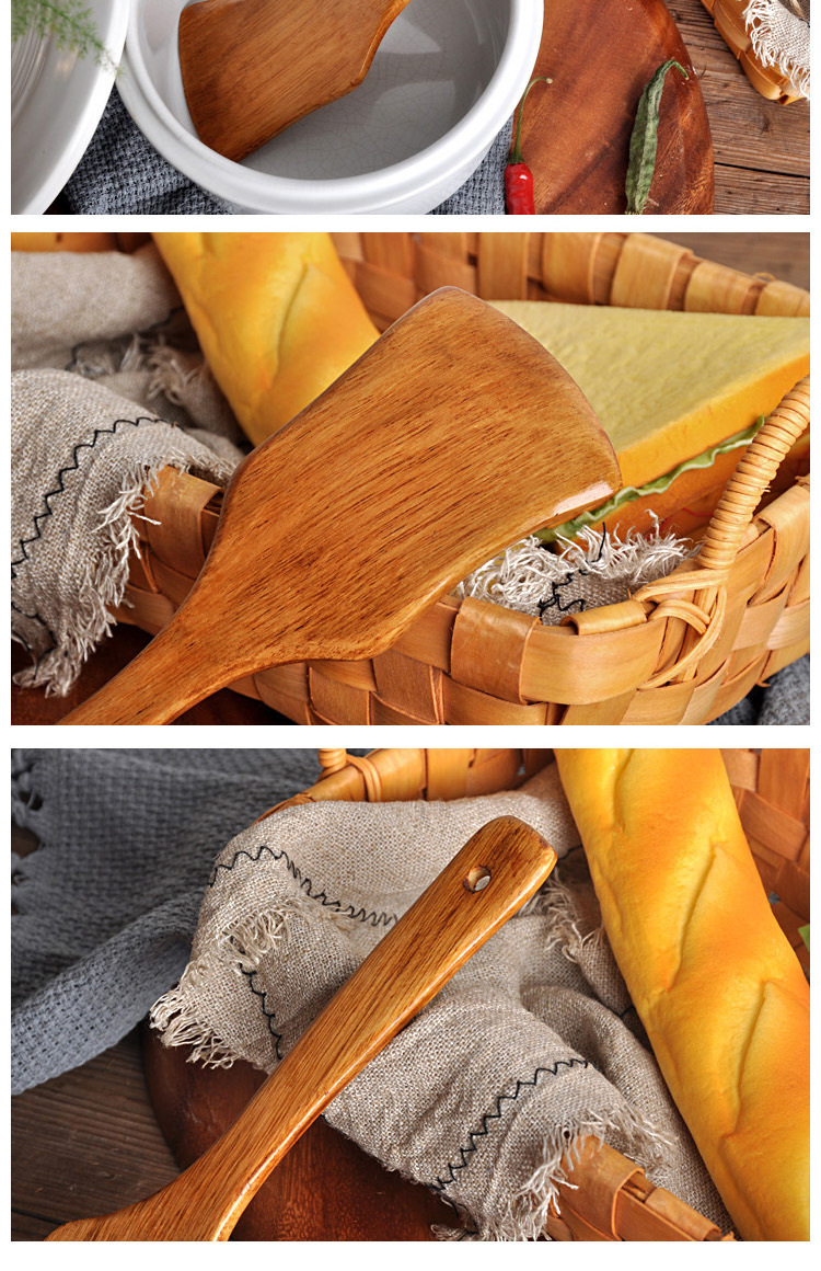 Korean Axe Rice Spoon Natural Wooden Turner Wooden Flat Shovel Non-Stick Pan Cooking Dedicated Spatula Customizable Logo Korean Axe Rice Spoon Natural Wooden Turner Wooden Flat Shovel Non-Stick Pan Cooking Dedicated Spatula Customizable Logo
