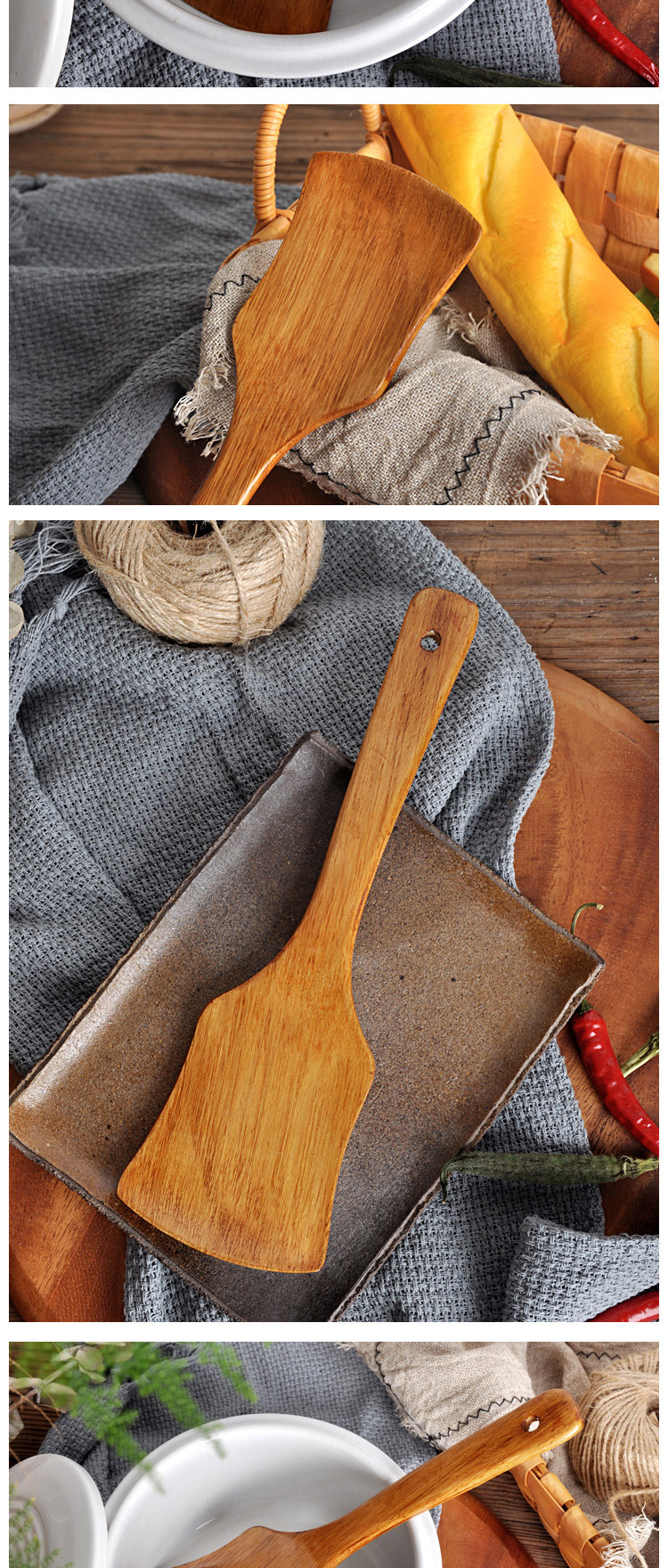 Korean Axe Rice Spoon Natural Wooden Turner Wooden Flat Shovel Non-Stick Pan Cooking Dedicated Spatula Customizable Logo Korean Axe Rice Spoon Natural Wooden Turner Wooden Flat Shovel Non-Stick Pan Cooking Dedicated Spatula Customizable Logo