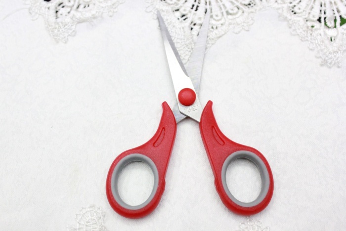 KAIBO501-1 color stainless steel scissor and Rubber scissors or Duck scissors