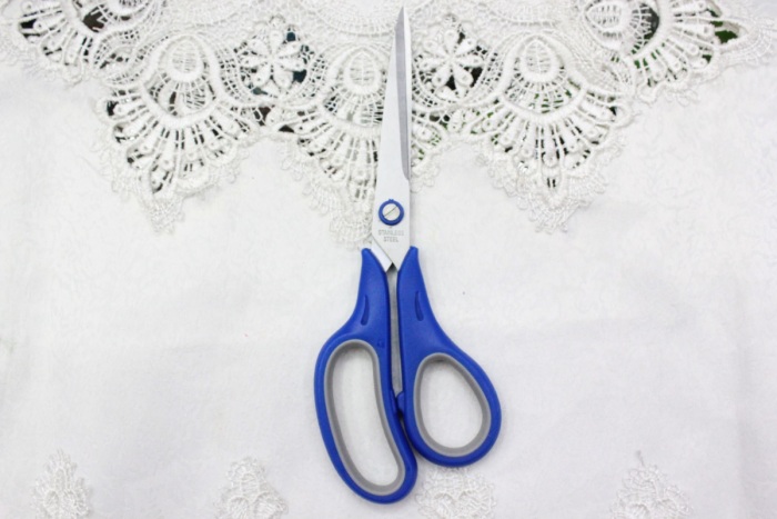 KAIBO801-1 color stainless steel scissor and Rubber scissors or Duck scissors