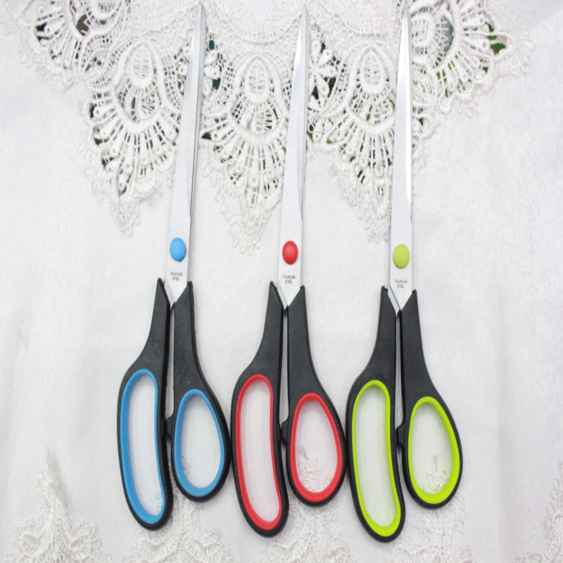 KAIBO409 stainless steel scissor and Rubber scissors
