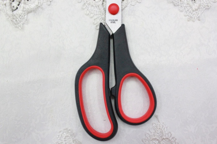 KAIBO409 stainless steel scissor and Rubber scissors