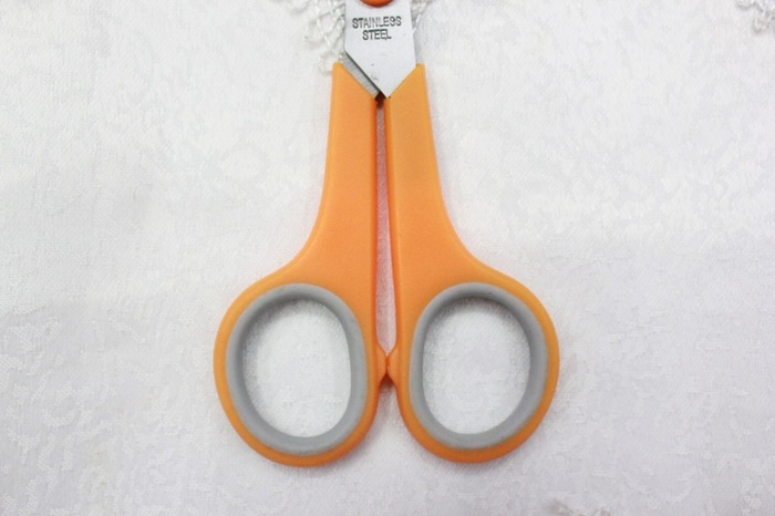 KAIBO406-1color stainless steel scissor and Rubber scissors KAIBO406-1color stainless steel scissor and Rubber scissors
