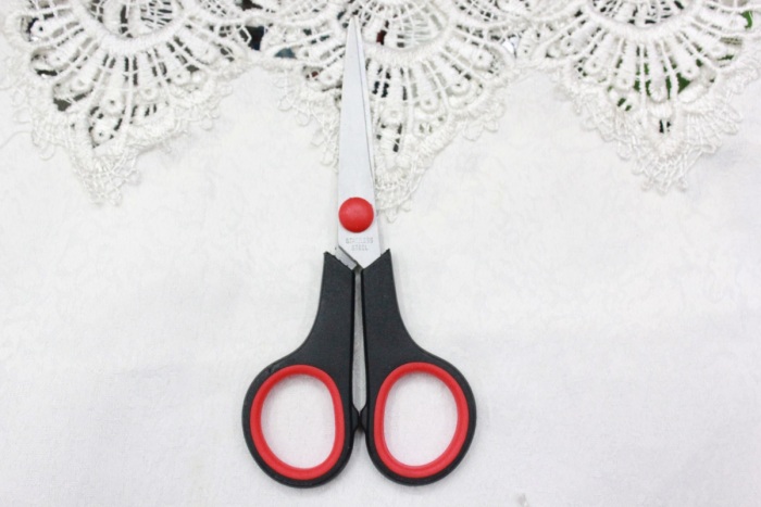 KAIBO405 stainless steel scissor and Rubber scissors