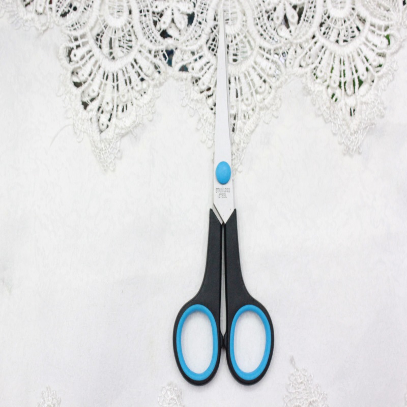 KAIBO406 stainless steel scissor and Rubber scissors