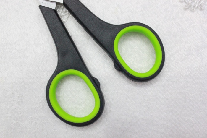 KAIBO406 stainless steel scissor and Rubber scissors