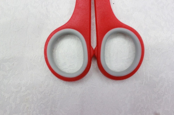 KAIBO405-1 color stainless steel scissor and Rubber scissors