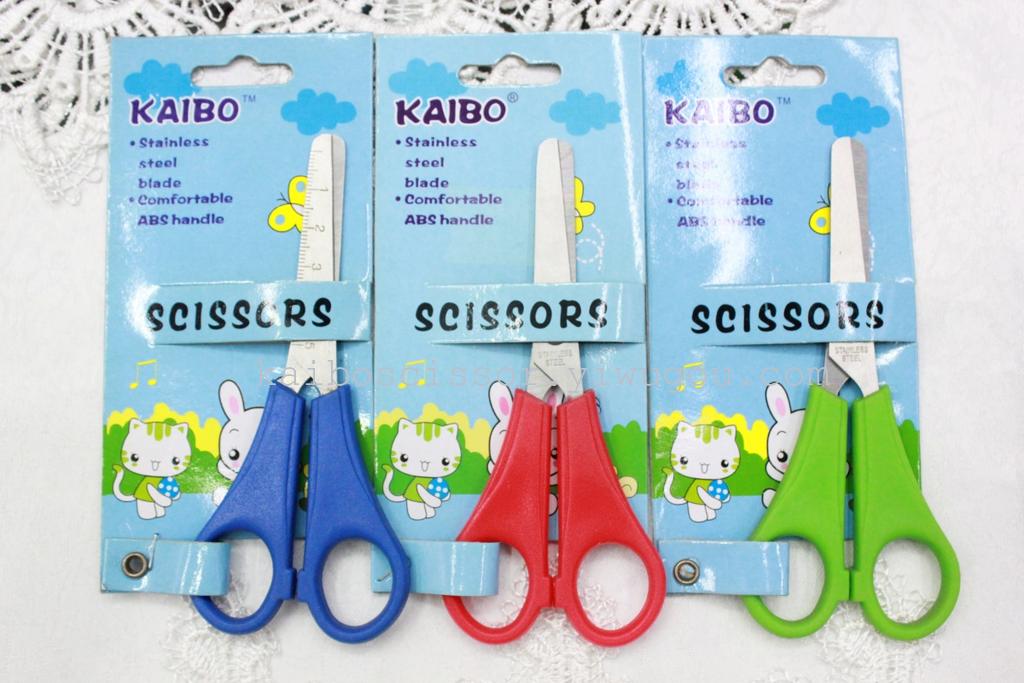 Factory direct cable KAIBO scissors cut student scale shear shear KB254 nail Card Office