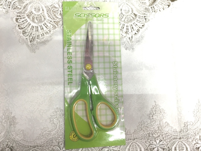 K-boom KAIBO stainless steel scissors scissors color rubber scissors shears KB805 card