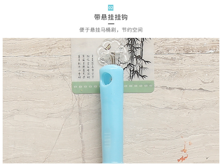 Factory Direct Sales Stainless Steel Square Creative Toilet Brush Household Toilet Long Handle Cleaning Supplies Cleaner Wholesale