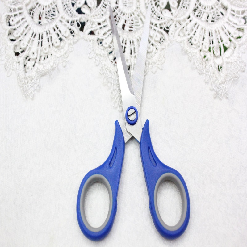 KAIBO601-1 color stainless steel scissor and Rubber scissors or Duck scissors
