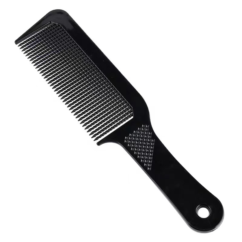 Black Barber Shop Hair Salon Hair Comb Shape round Wave Shape Vent Comb Hair Salon Hair Tools Spot
