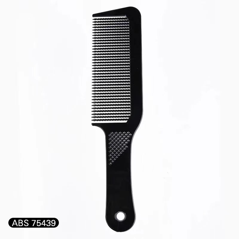 Black Barber Shop Hair Salon Hair Comb Shape round Wave Shape Vent Comb Hair Salon Hair Tools Spot