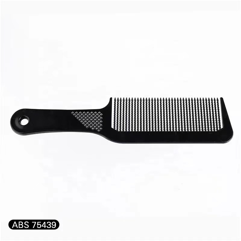 Black Barber Shop Hair Salon Hair Comb Shape round Wave Shape Vent Comb Hair Salon Hair Tools Spot