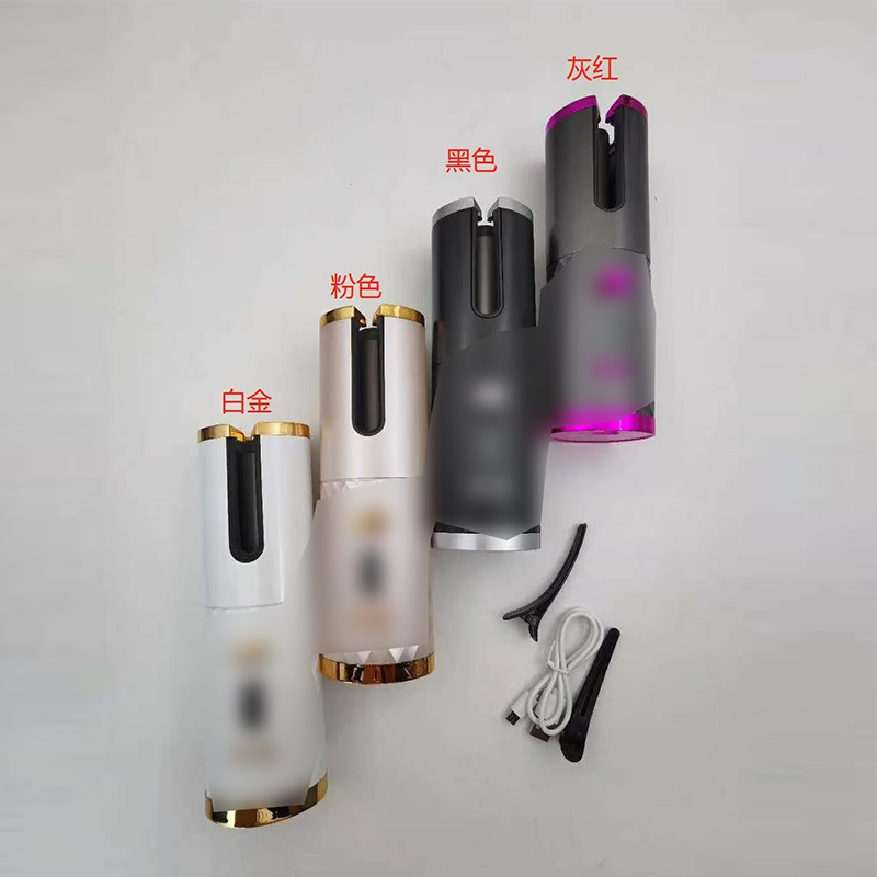 Automatic Rolling Wave Hair Curler USB Charging Wireless Hair Curler Lazy Automatic Curl Appliance Cross-Border