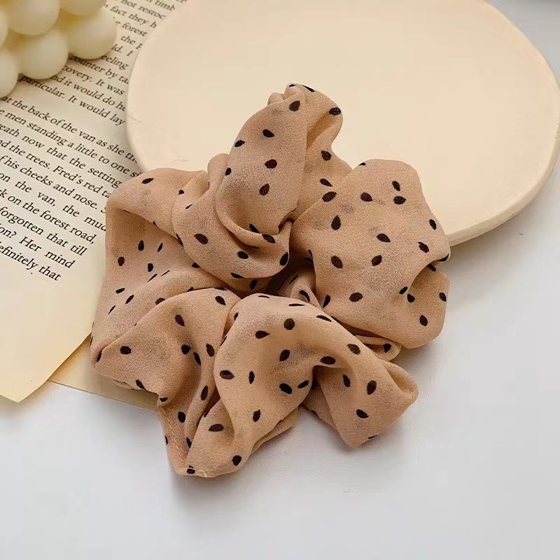 New Korean version of the summer wave point large intestine ring hair ring