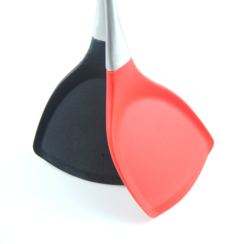 Tools Silicone NonStick Spatula NonInjury Pan Special Cooking Shovel High Temperature Resistant Stainless Steel Spatula