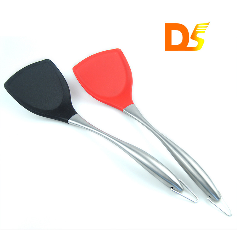 Tools Silicone NonStick Spatula NonInjury Pan Special Cooking Shovel High Temperature Resistant Stainless Steel Spatula