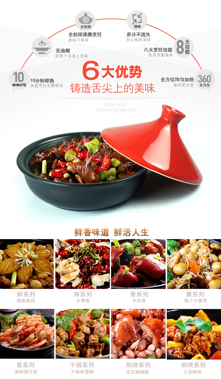 Gumis Tagine Heat-Resistant Claypot Rice Ceramic Pot Medium Dry-Burning Casserole Tray + Spatula One Piece Dropshipping Gumis Tagine Heat-Resistant Claypot Rice Ceramic Pot Medium Dry-Burning Casserole Tray + Spatula One Piece Dropshipping