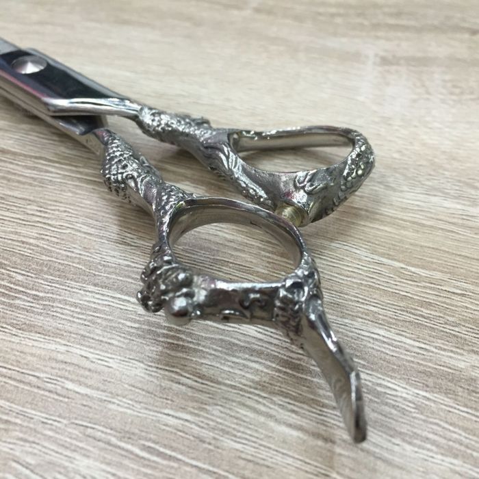 Long handle Barber scissors cut a hair cutting thinning shears steel Hairdressing Scissors scissors
