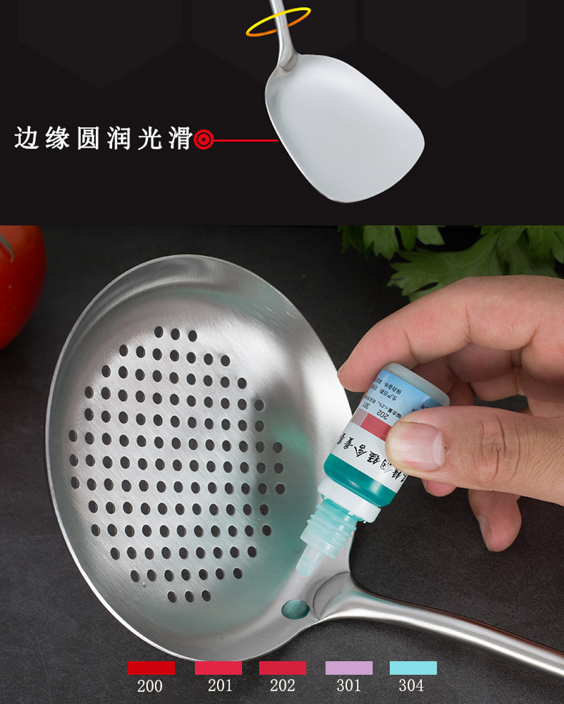 Rosewood Spatula Spoon Colander 304 Stainless Steel Spatula Spoon Thick Spatula Spatula Spatula 7-Piece Home Use Set Rosewood Spatula Spoon Colander 304 Stainless Steel Spatula Spoon Thick Spatula Spatula Spatula 7-Piece Home Use Set