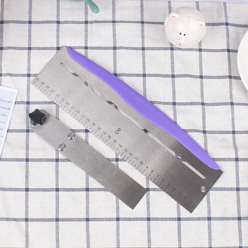 Supply Wholesale Cake Layering with Scale Spatula Stainless Steel Cake Delamination Baking Tools