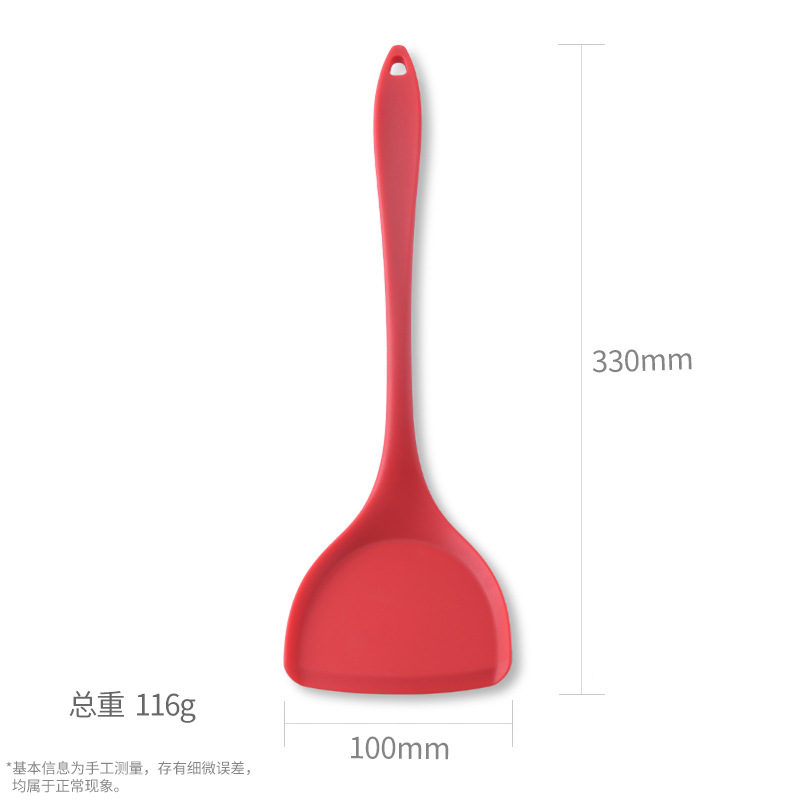 Cooking Spatula Silicone Kitchenware Chinese Spatula Integrated All-Inclusive Silicone Pot Non-Stick Spatula Spatula