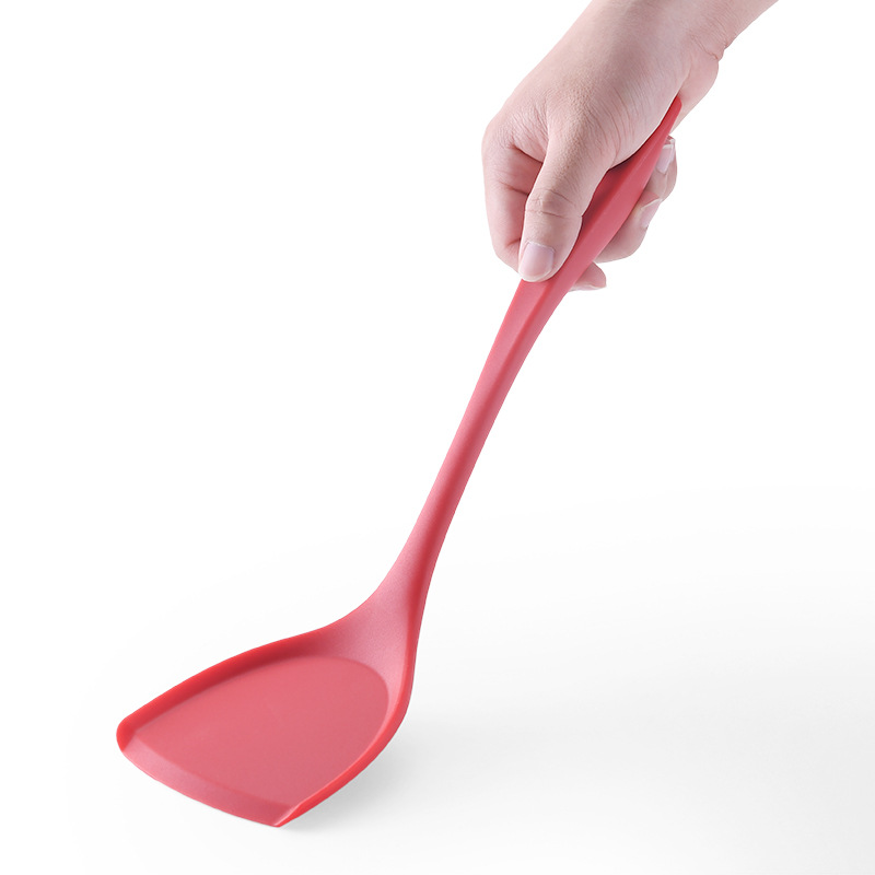 Cooking Spatula Silicone Kitchenware Chinese Spatula Integrated All-Inclusive Silicone Pot Non-Stick Spatula Spatula