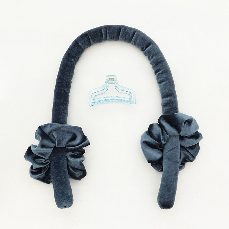 Amazon Lazy Sleep No Heat Velvet Sponge Hair Curler Hair Ring Grip Three-Piece Set Wave Hair Curler R223