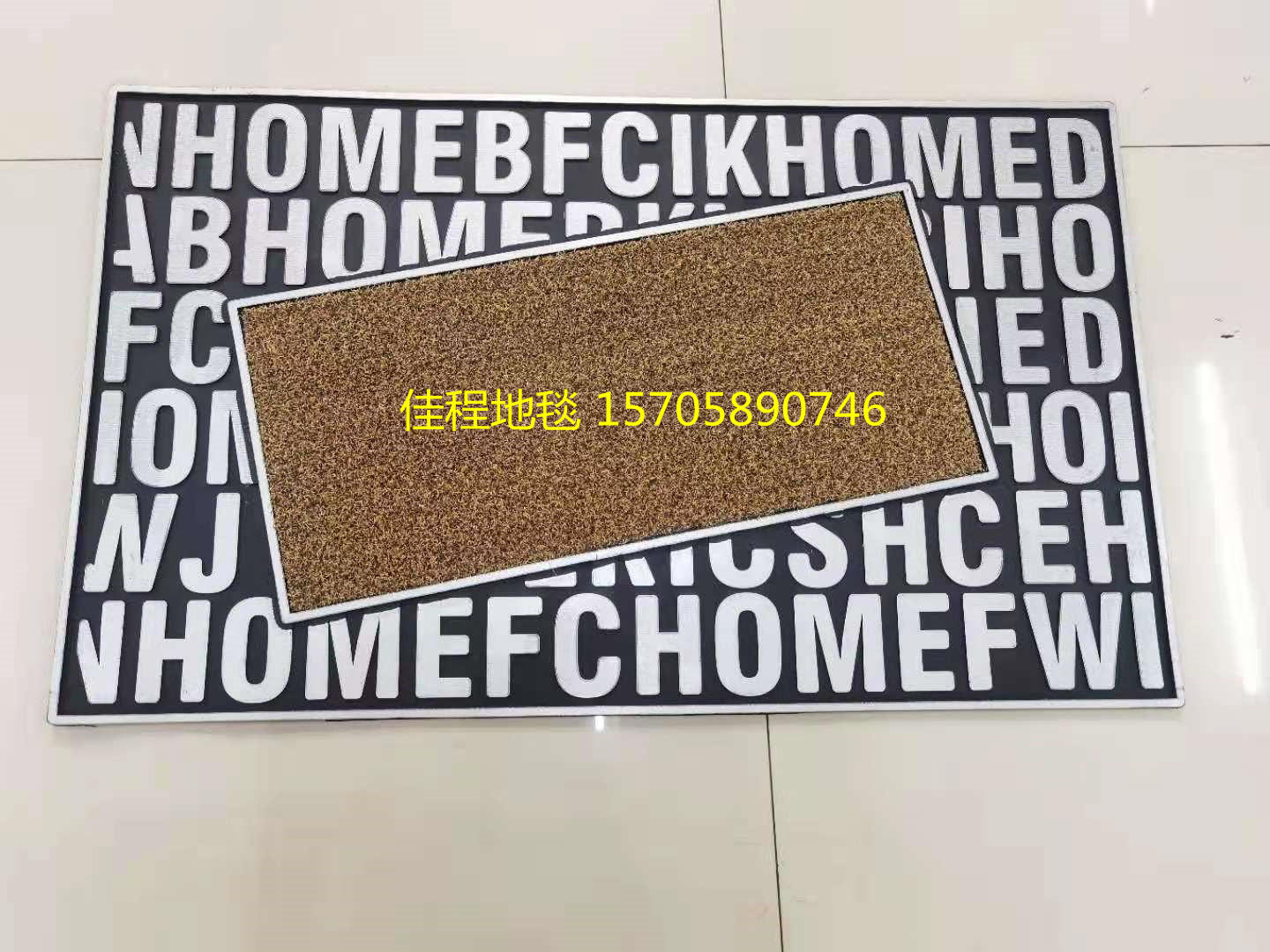 New Lawn Welcome Floor Mat Non-Slip Door Mat PVC Foot Pad Lawn Mat Outdoor Door Mat Non-Slip Mat