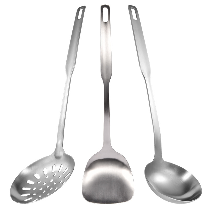 Jieyang 304 Stainless Steel Rosewood Spatula Spatula Kitchen Cooking Spoon And Shovel Kitchenware Set Soup Spoon And Strainer