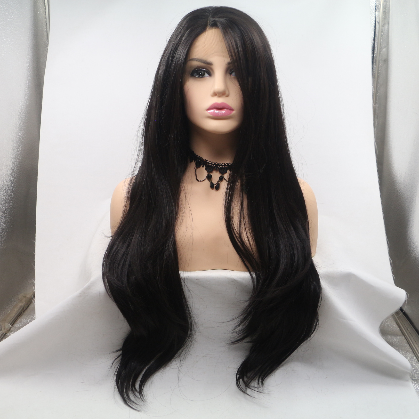 Factory Direct Sales Hot Wholesale Korean Style Wig Women&#039;s Long Curly Hair Big Wave Long Hair M0008