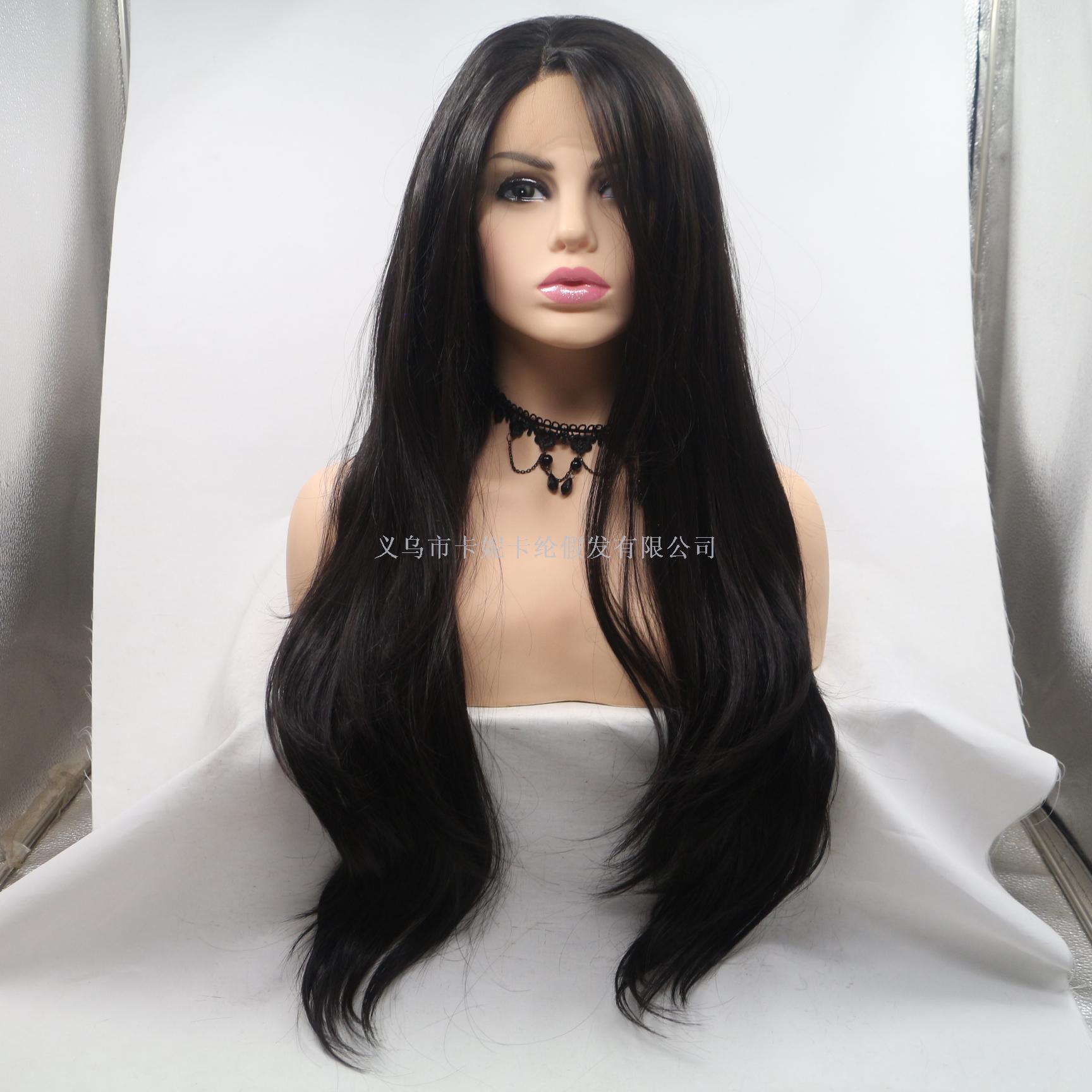 Factory Direct Sales Hot Wholesale Korean Style Wig Women's Long Curly Hair Big Wave Long Hair M0008