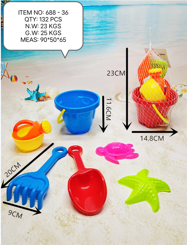 Beach Toys Play Sand Toy Tools Baby Children Digging Sand Spatula Set Shovel Bucket Play Sand Boys and Girls