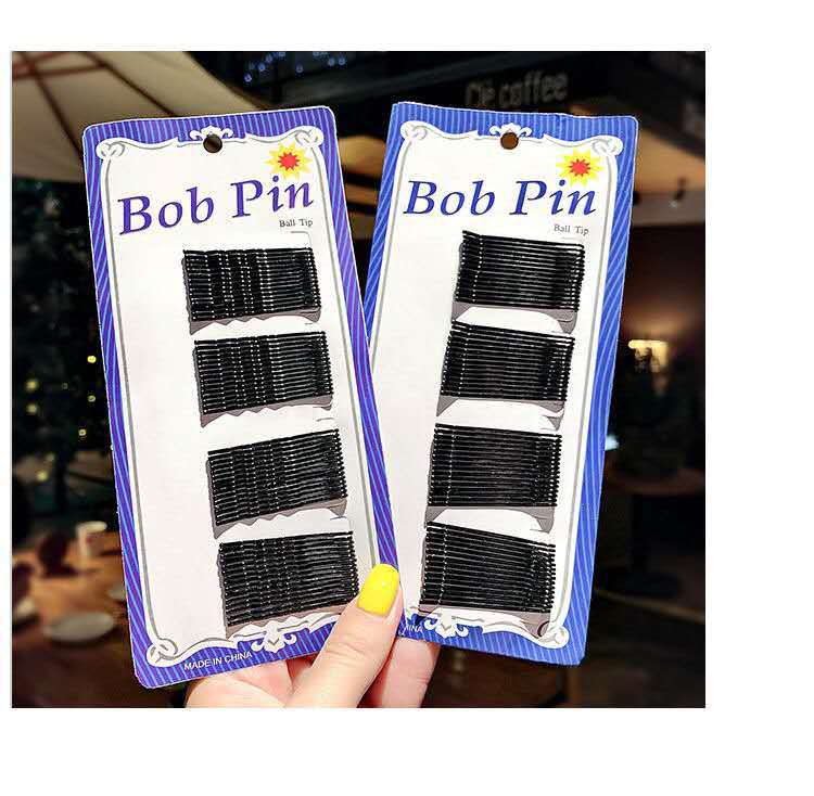 Blue Card Lacquer Black Steel Wire Hairpin Wave Hairpin Bride Invisible Hair Clip Hair Accessories Boutique Supply Blue Card Lacquer Black Steel Wire Hairpin Wave Hairpin Bride Invisible Hair Clip Hair Accessories Boutique Supply