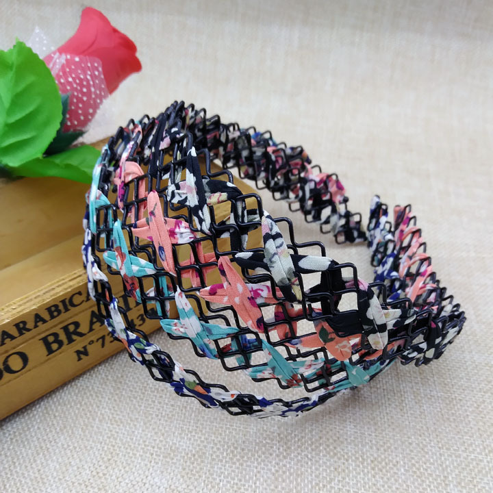 A1012 Square Wave Steel Wire Head Buckle Headdress Hair Accessories Hair Band Hair Comb Yiwu 2 Yuan Shop Wholesale