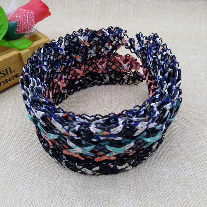 A1012 Square Wave Steel Wire Head Buckle Headdress Hair Accessories Hair Band Hair Comb Yiwu 2 Yuan Shop Wholesale
