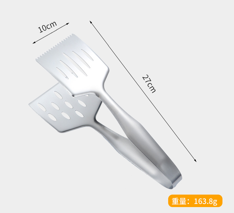 Fried Fish Spatula Combo Food Clip Korean Flip Fish Shovel Fried Barbecue Steak Tong Fried Fish Spatula Food Clip