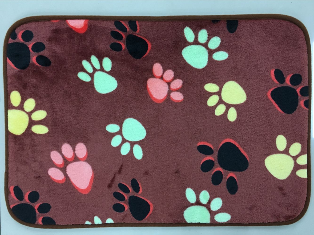 50*80cm coral plush floor mat flannel floor mat door mat water absorption non-slip mat bedside mat